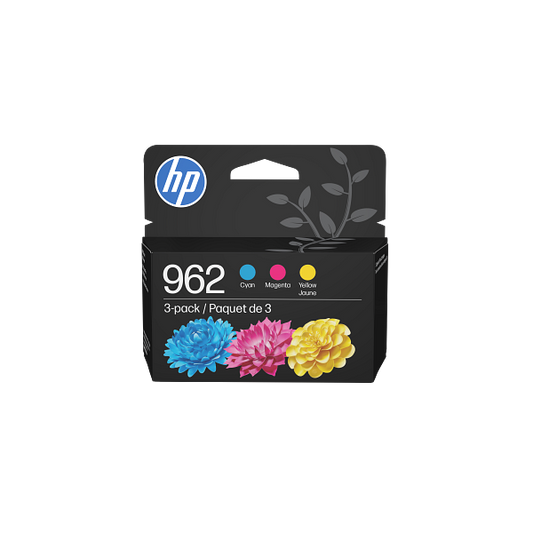 HP 962 Original Cyan/Magenta/Yellow Ink Cartridge (3YP00AN)