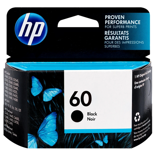 HP 60 Original Black Ink Cartridge (CC640WC)