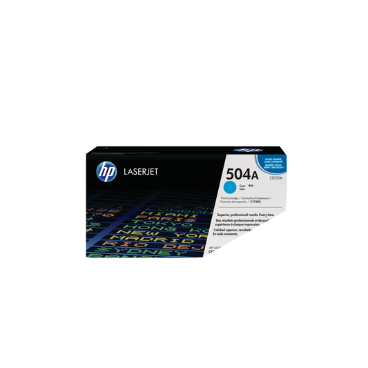 HP 504A CE251A Original Cyan Toner Cartridge