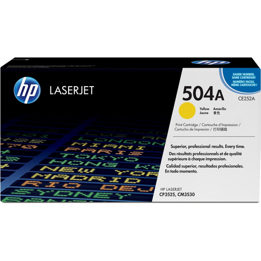HP 504A CE252A Original Yellow Toner Cartridge