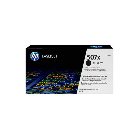 HP 507X CE400X Original Black Toner Cartridge High Yield