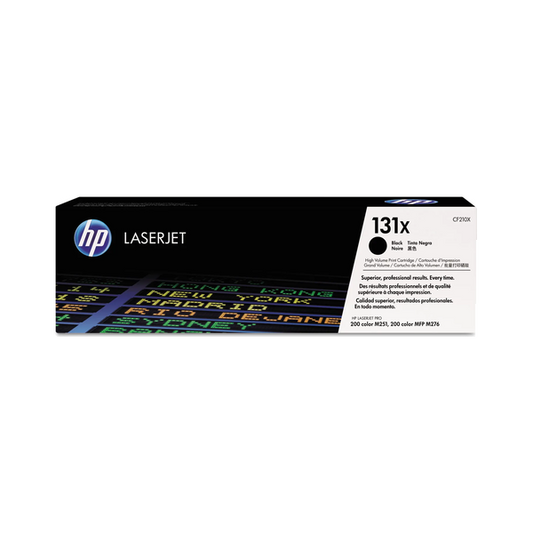 HP 131X CF210X Original Black Toner Cartridge High Yield