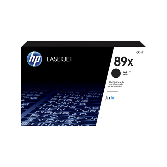 HP 89X CF289X Original Black Toner Cartridge High Yield
