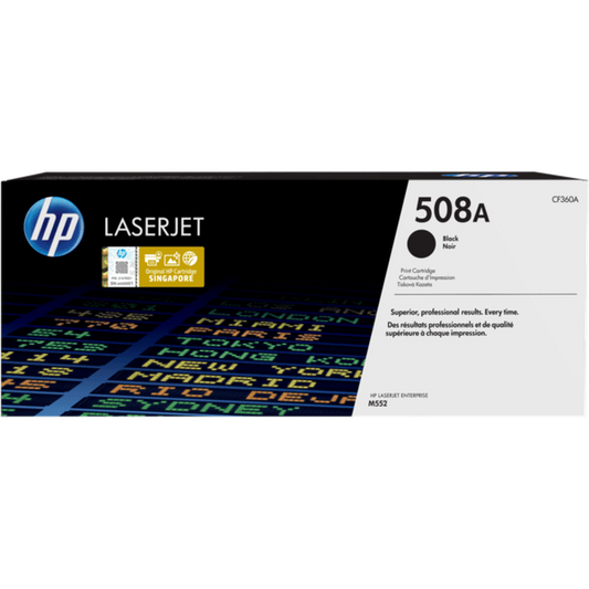 HP 508A CF360A Original Black Toner Cartridge