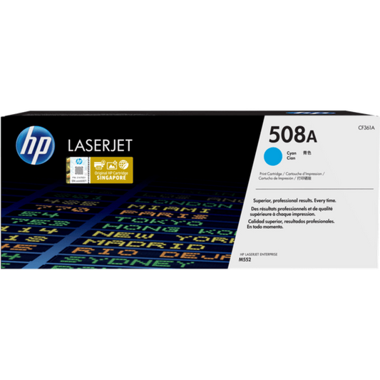 HP 508A CF361A Original Cyan Toner Cartridge