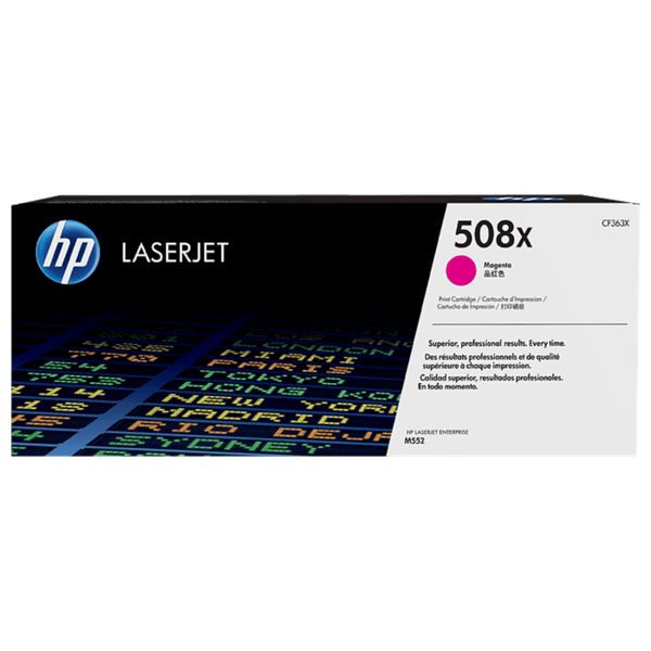 HP 508X CF363X Original Magenta Toner Cartridge High Yield
