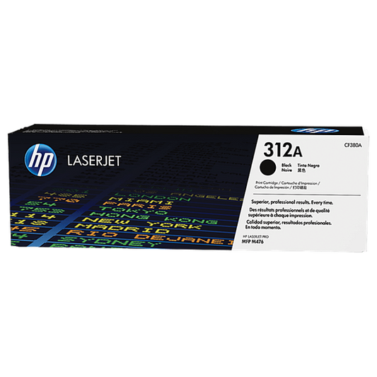 HP 312A CF380A Original Black Toner Cartridge