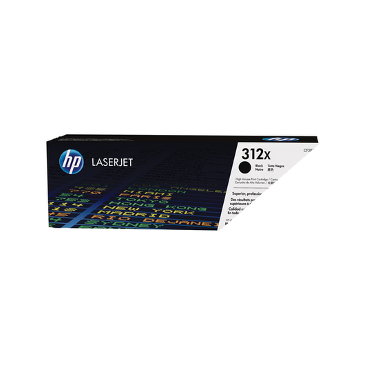 HP 312X CF380X Original Black Toner Cartridge High Yield