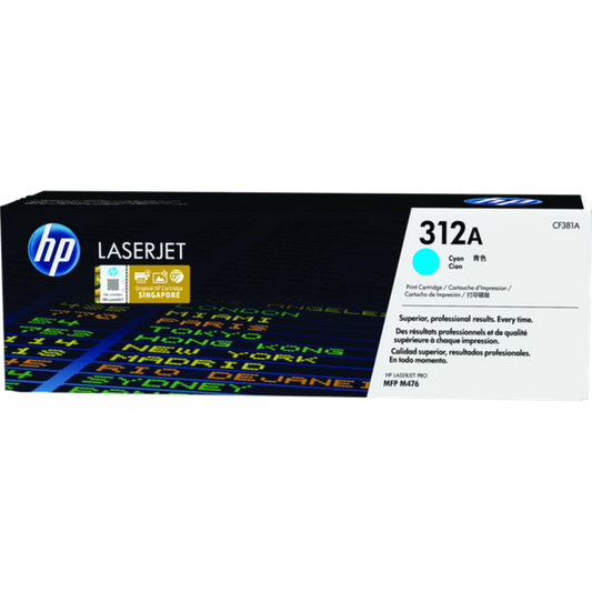 HP 312A CF381A Original Cyan Toner Cartridge