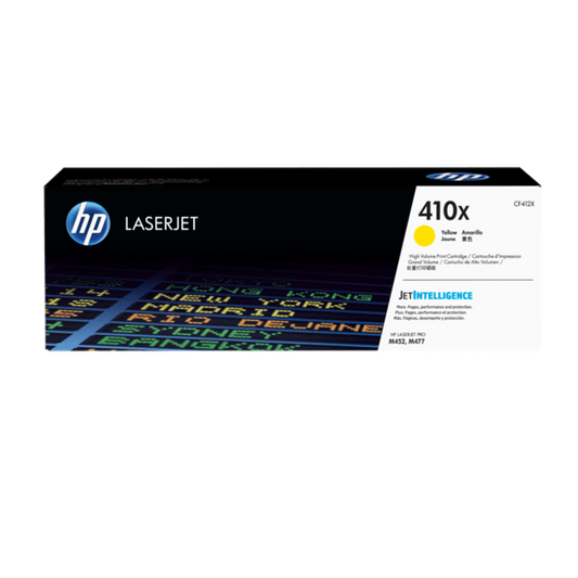 HP 410X CF412X Original Yellow Toner Cartridge High Yield