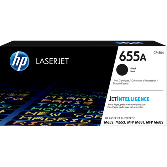 HP 655A CF450A Original Black Toner Cartridge