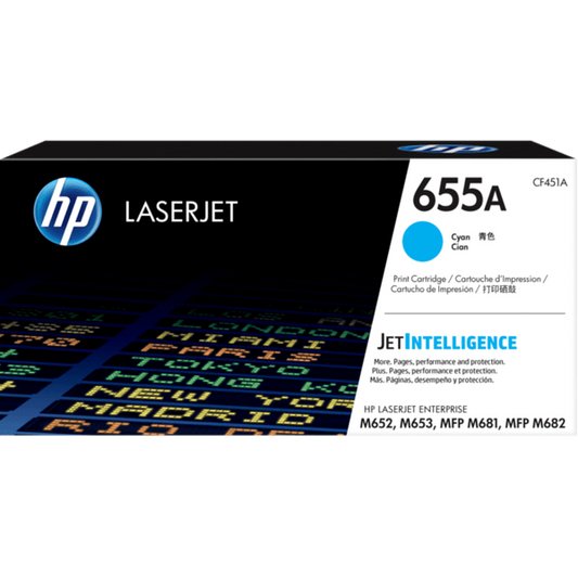 HP 655A CF451A Original Cyan Toner Cartridge