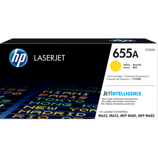HP 655A CF452A Original Yellow Toner Cartridge