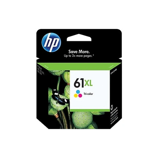 HP 61XL Original Tricolor Ink Cartridge (CH564WC) High Yield