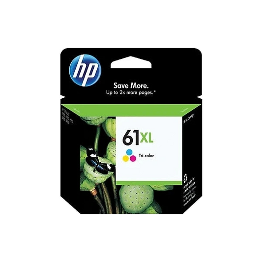 HP 61XL Original Tricolor Ink Cartridge (CH564WC) High Yield