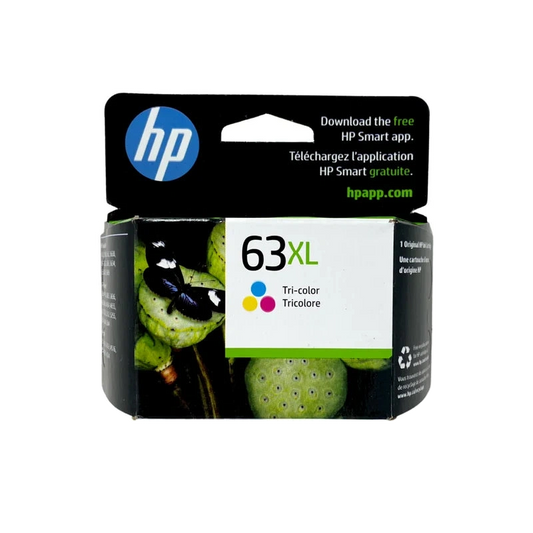 HP 63XL Original Tricolor Ink Cartridge (F6U63AN)