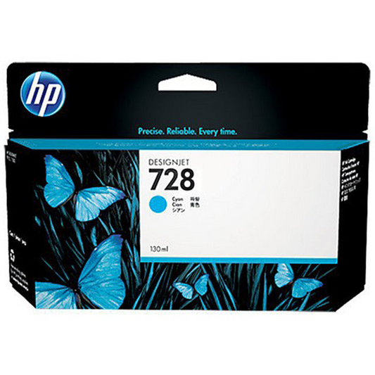 HP INKJET #728 CYAN (F9J67A) DESIGNJET T730/830 130ML