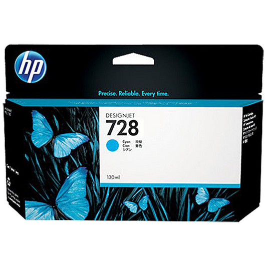 HP INKJET #728 CYAN (F9J67A) DESIGNJET T730/830 130ML