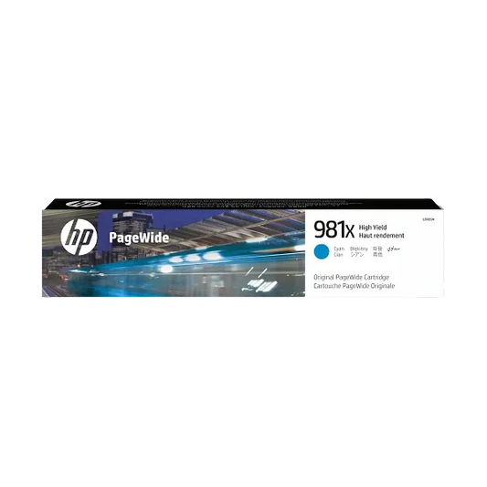 HP 981X Original Cyan Ink Cartridge (L0R09A) High Yield