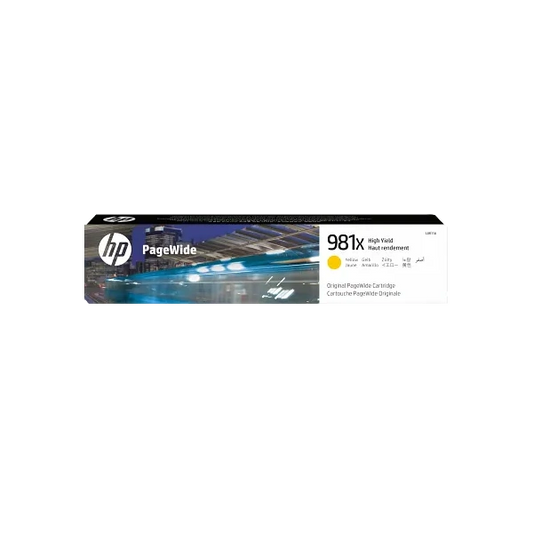 HP 981X Original Yellow Ink Cartridge (L0R11A) High Yield