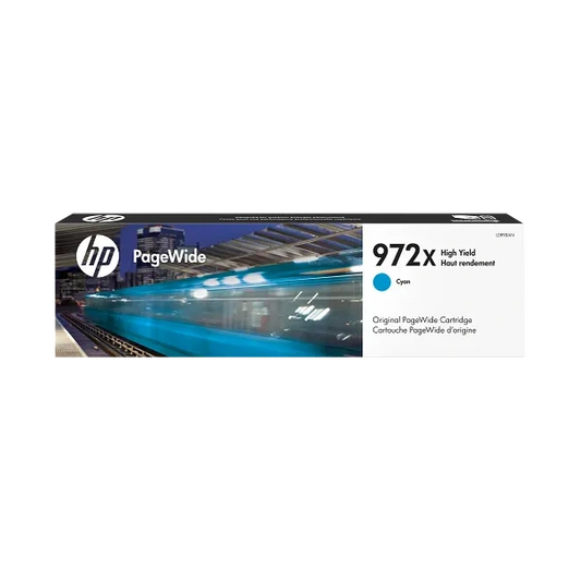 HP 972X Original Cyan Ink Cartridge High Yield (L0R98AN)