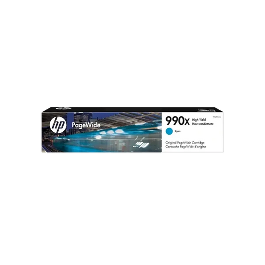 HP 990X Original Cyan Ink Cartridge High Yield (M0J89AN)