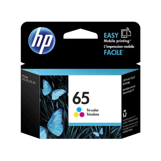 HP 65 Original Tricolor Ink Cartridge (N9K01AN)
