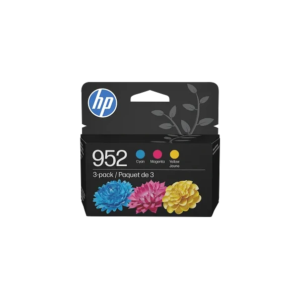 HP 952 Original Cyan/Magenta/Yellow Ink Cartridge (N9K27AN)