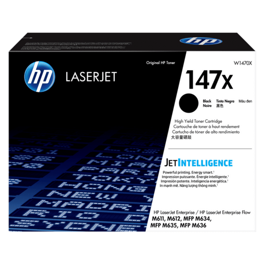 HP 147X W1470X Original Black Toner Cartridge High Yield