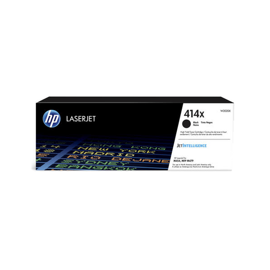 HP 414X W2020X Original Black Toner Cartridge High Yield