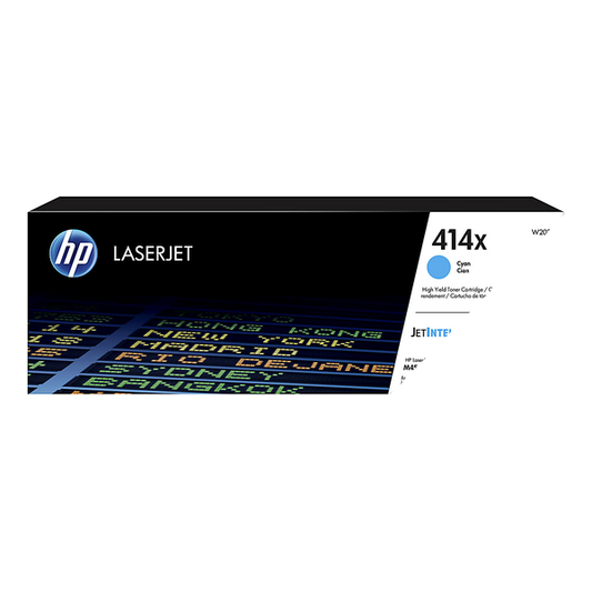 HP 414X W2021X Original Cyan Toner Cartridge High Yield
