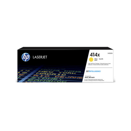 HP 414X W2022X Original Yellow Toner Cartridge High Yield