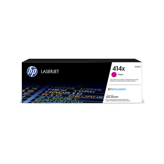 HP 414X W2023X Original Magenta Toner Cartridge High Yield