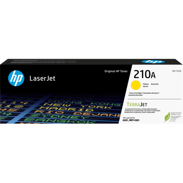 HP 210A W2102A Original Yellow Toner Cartridge