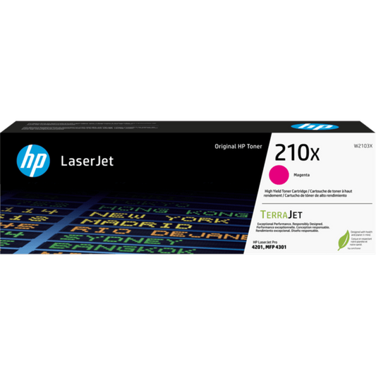 HP 210X W2103X Original Magenta Toner Cartridge High Yield