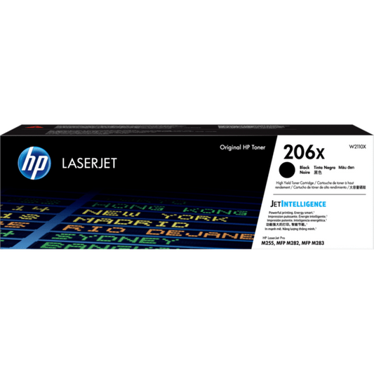 HP 206X W2110X Original Black Toner Cartridge High Yield