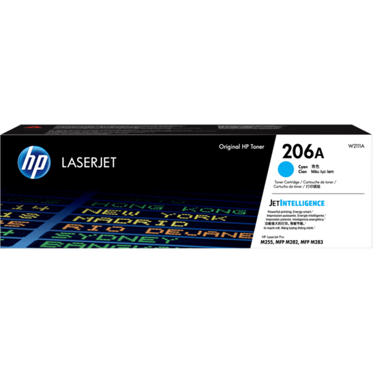 HP 206A W2111A Original Cyan Toner Cartridge