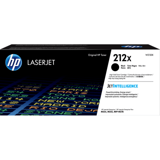 HP 212X W2120X Original Black Toner Cartridge High Yield