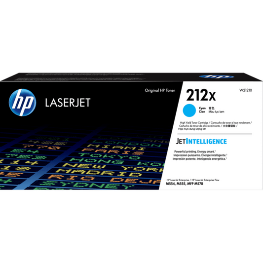 HP 212X W2121X Original Cyan Toner Cartridge High Yield