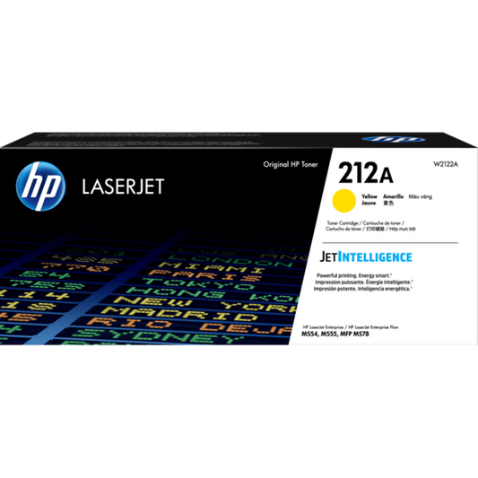 HP 212A W2122A Original Yellow Toner Cartridge