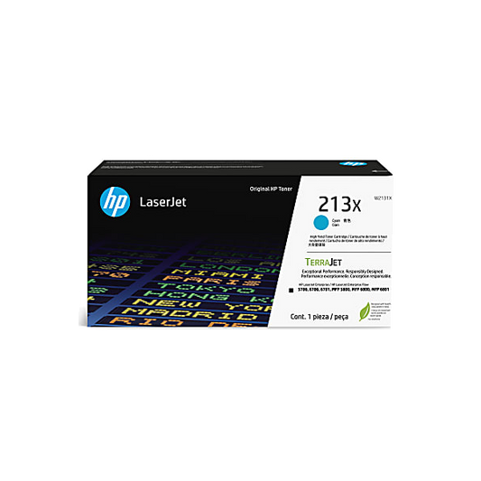 HP 213X W2131X Original Cyan Toner Cartridge High Yield