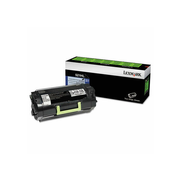 Lexmark 52D1H0L Original Black Return Program Label Application Toner Cartridge