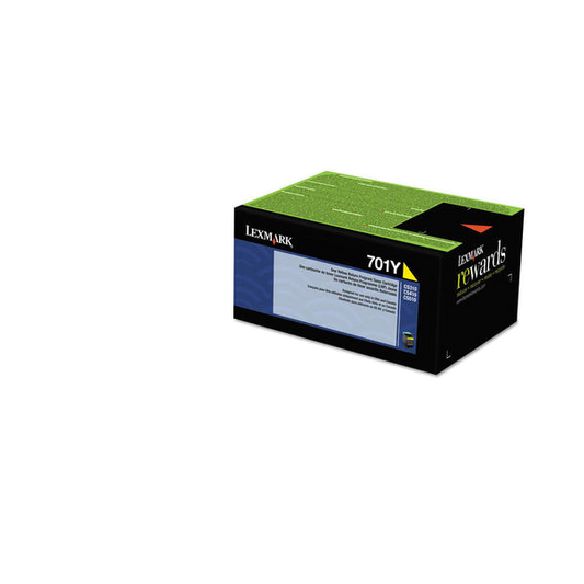 Lexmark 70C10Y0 Original Yellow Toner Cartridge - Return Program