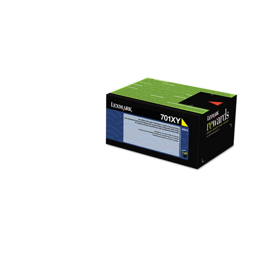 Lexmark 70C1XY0 Original Yellow Toner Cartridge - Extra High Yield
