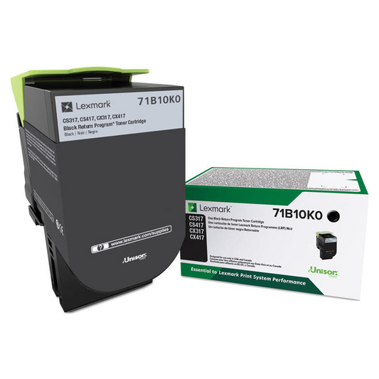 Lexmark 71B10K0 Original Black Toner Cartridge