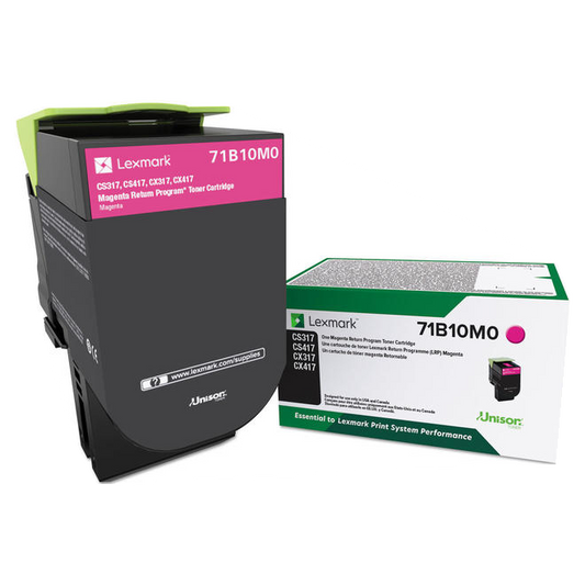 Lexmark 71B10M0 Original Magenta Toner Cartridge