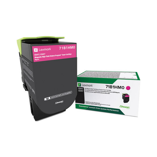 Lexmark 71B1HM0 Original Magenta Toner Cartridge - High Yield