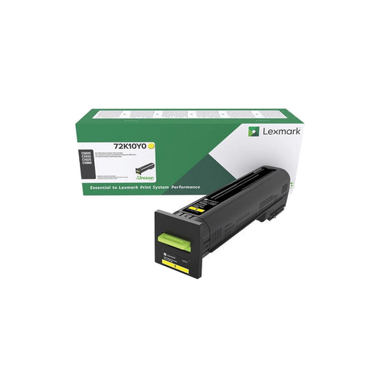 Lexmark 72K10Y0 Original Yellow Toner Cartridge