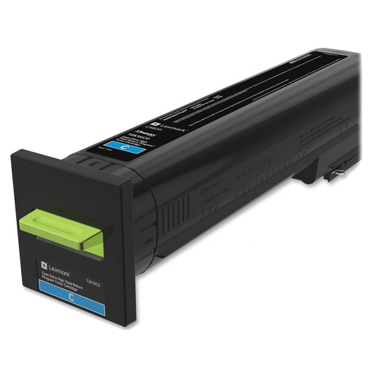 Lexmark 72K1XC0 Original Cyan Toner Cartridge High Yield