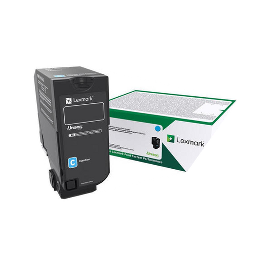 Lexmark 74C10C0 Original Cyan Toner Cartridge - Return Program